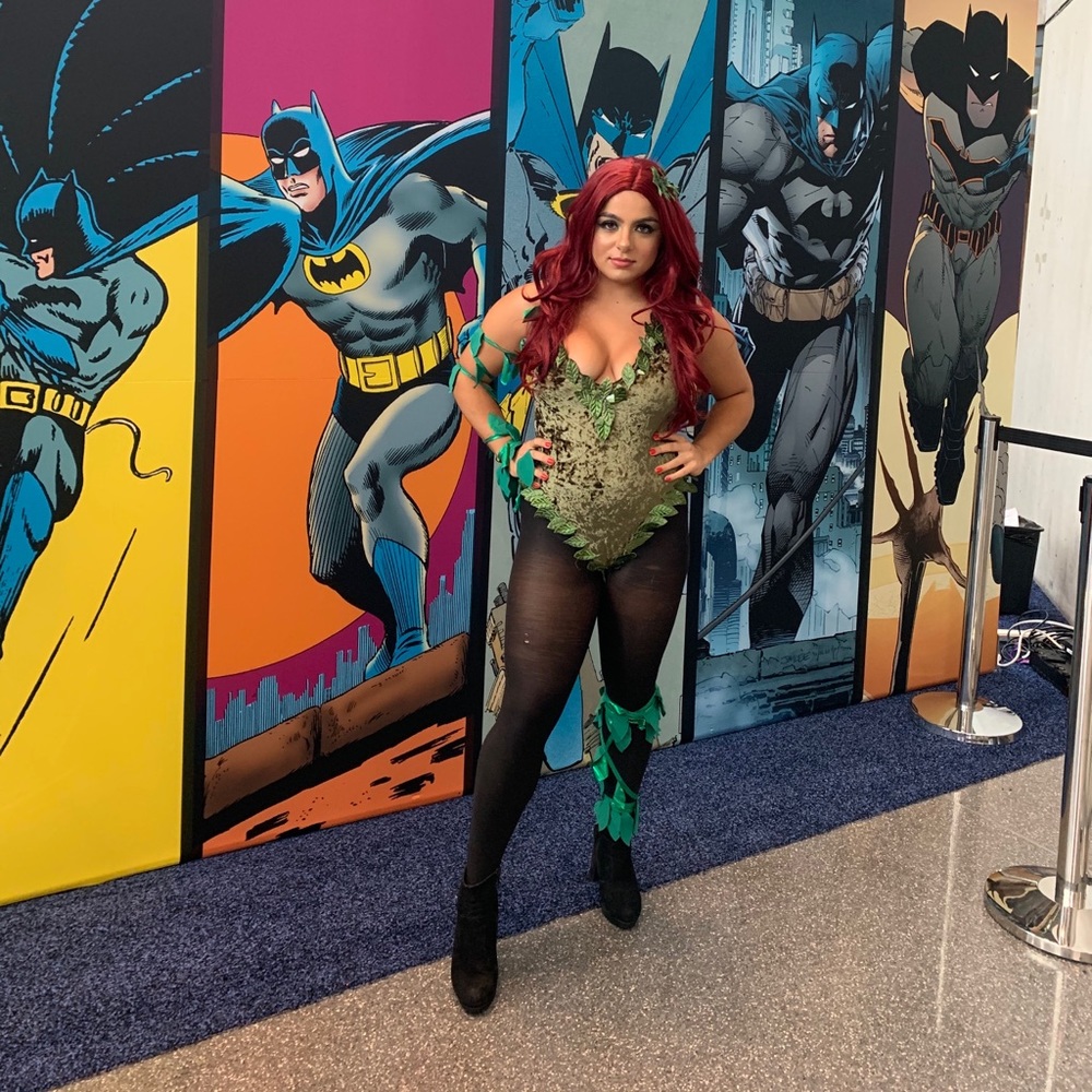 Handmade poison ivy costume